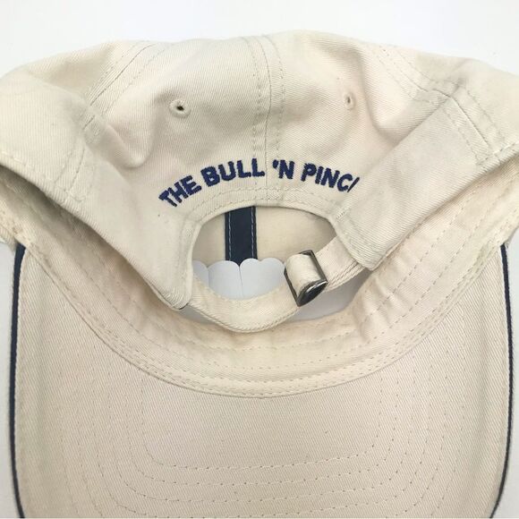 Maine Est.1820 NEW 6 panel Cream Canvas Ball Cap. The Bull ‘n Pitch - Picture 9 of 10